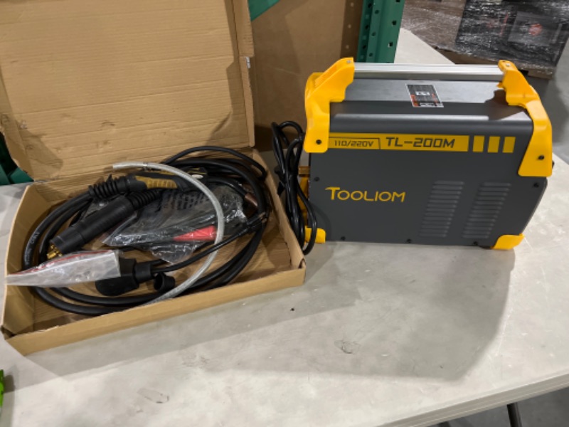 Photo 2 of DEKO Digital 200A MIG/MMA Welder, SYNERGIC DC Inverter Welding Machine,110V/220V Fully Digitally Control with Wire Brush,Earthing Cable,Electrode Holder,Welding Gun,Digital Panel