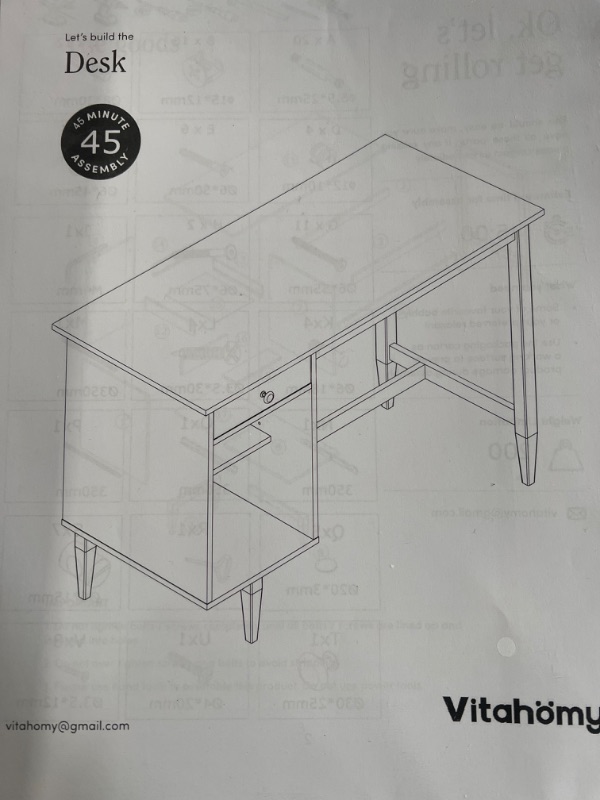 Photo 2 of Bush Furniture Somerset 72W Office Desk with Drawers in White