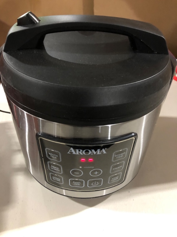 Photo 1 of Aroma Housewares 20 Cup Cooked (10 cup uncooked) Digital Rice Cooker, Slow Cooker, Food Steamer