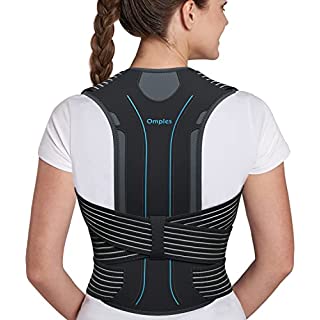 Photo 1 of Back Brace and Posture Corrector for Women and Men, Back Straightener Posture Corrector, Scoliosis and Hunchback Correction, Back Pain, Spine Corrector, Support, Adjustable Posture Trainer, Medium (Waist 34-41 Inch)