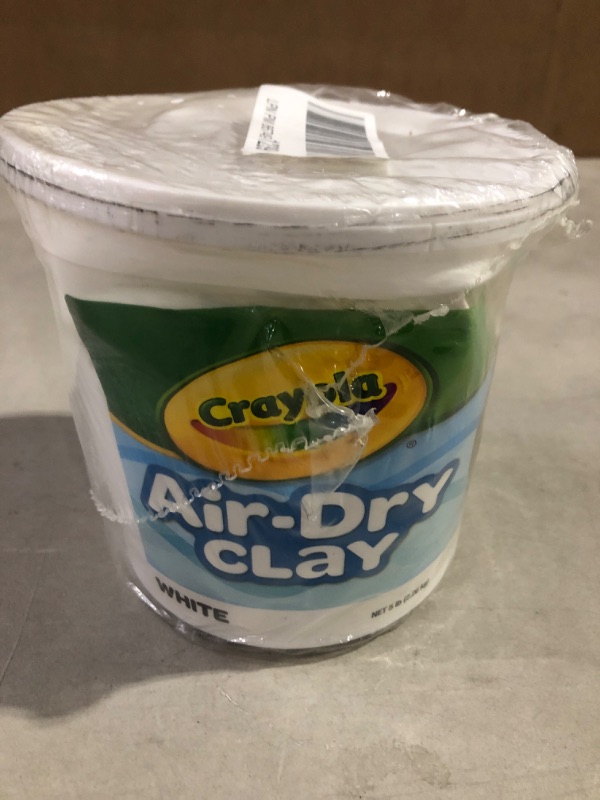 Photo 2 of Crayola Air Dry Clay for Kids, Natural White Modeling Clay, 5 Lb Bucket [Amazon Exclusive]