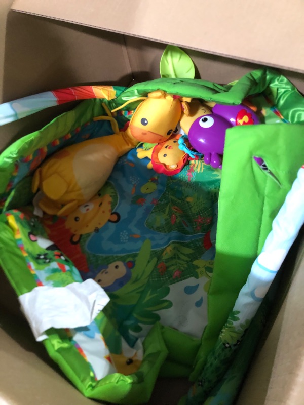Photo 1 of Fisher-Price Rainforest Music & Lights Deluxe Gym