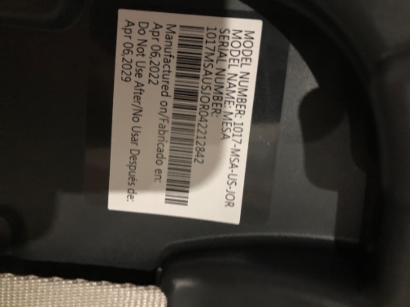 Photo 1 of MESA Infant Car Seat - JORDAN (charcoal mélange|merino wool) 