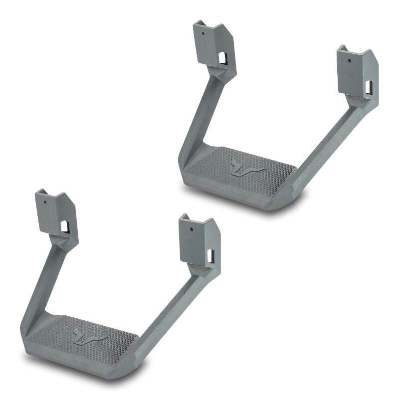 Photo 1 of Bully BBS-5102 Gunmetal Grey Aluminum Universal Fit Truck Side Step Set of 2 for Trucks from Chevy (Chevrolet), Ford, Toyota, GMC, Dodge RAM, Jeep 5002 SERIES SET OF 2 GUNMETAL