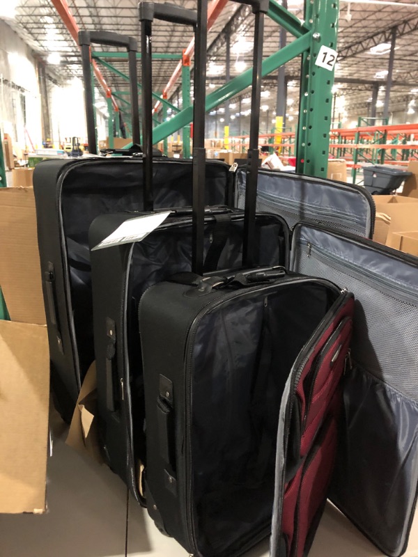 Photo 2 of !!!INCOMPLETE!!! - !!!SEE CLERK NOTES!!!
Travel Select Amsterdam Expandable Rolling Upright Luggage, Gray, 4-Piece Set Burgundy