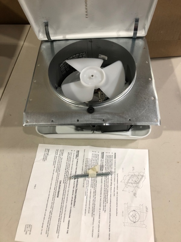 Photo 2 of !!!SEE CLERK NOTES!!
Ventline V2215-2CW 115 Volt Exhaust Fan with Grille