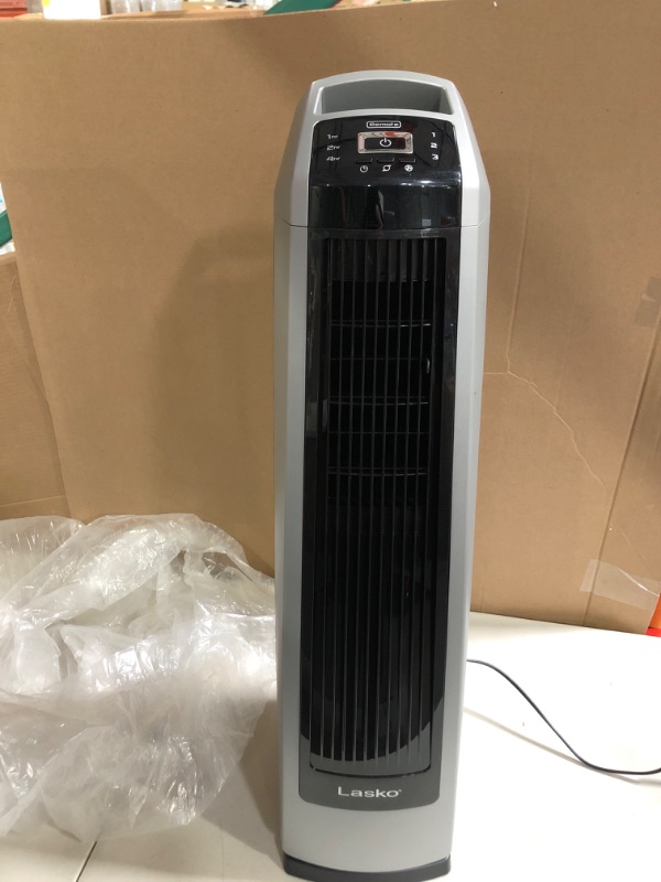 Photo 2 of !!!SEE CLERK NOTES!!!
Lasko U35115 Electric Oscillating High Velocity Stand-Up Tower Fan, 35 Inch, Silver Black