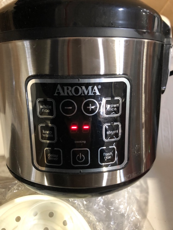 Photo 4 of !!!SEE CLERK NOTES!!!
Aroma Housewares ARC-914SBD Digital Cool-Touch Rice Grain Cooker and Food Steamer