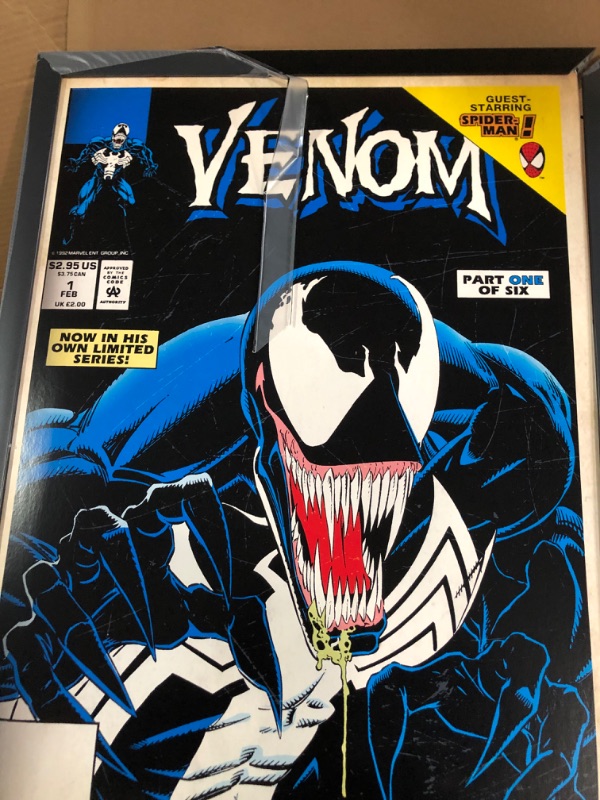 Photo 2 of !!!SEE CLERK NOTES!!!
Trends International Marvel Comics - Venom - Lethal Protector Cover #1 Wall Poster, 22.375" x 34", Black Framed