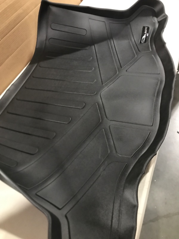 Photo 2 of SMARTLINER All Weather Custom Fit Cargo Trunk Liner Floor Mat Black for 2014-2021 Porsche Macan