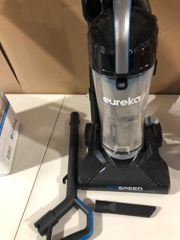 Photo 2 of Eureka Airspeed Ultra-Lightweight Compact Bagless Upright Vacuum Cleaner, Replacement Filter, Blue