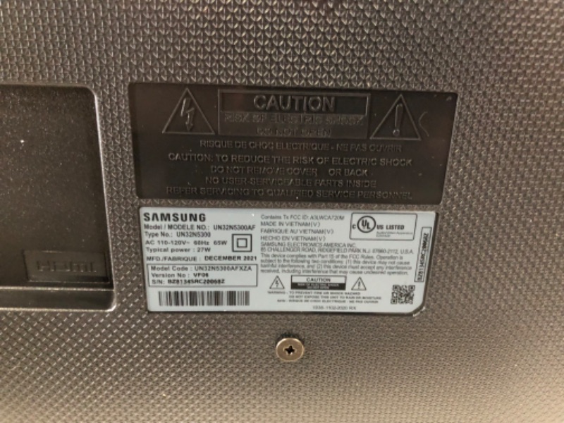 Photo 1 of SAMSUNG 32-inch Class LED Smart FHD TV 1080P (UN32N5300AFXZA, 2018 Model)