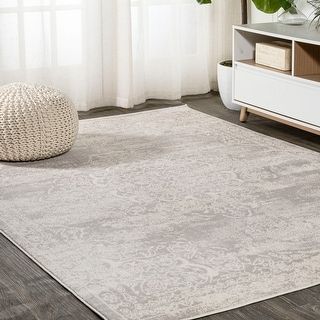 Photo 1 of 4 X6 Alhambra Ornate Medallion Modern Area Rug Ivory - JONATHAN Y