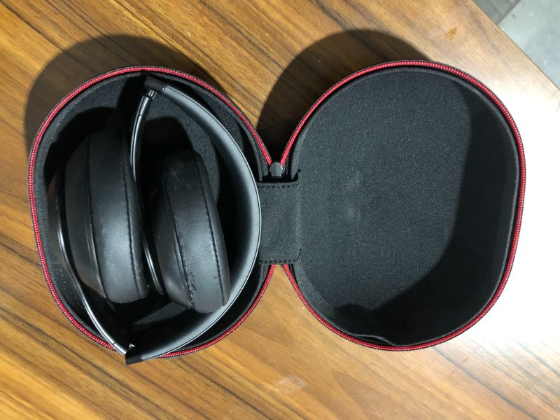 Photo 6 of Beats Studio3 Wireless Noise Cancelling Over-Ear Headphones - Apple W1 Headphone Chip, Class 1 Bluetooth, 22 Hours of Listening Time, Built-in Microphone - Matte Black (Latest Model) Matte Black Studio3
