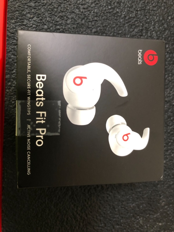 Photo 1 of Beats Fit Pro True Wireless Earbuds — Beats White