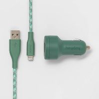 Photo 1 of heyday™ 6' Lightning to USB-A Cable 2-Port 3.1A Car Charger