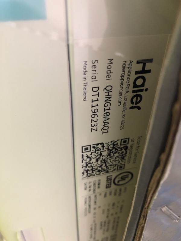 Photo 3 of Haier 10000 BTU 115V Window Air Conditioner with Wi-Fi and Eco Mode for Medium Rooms White QHNG10AA