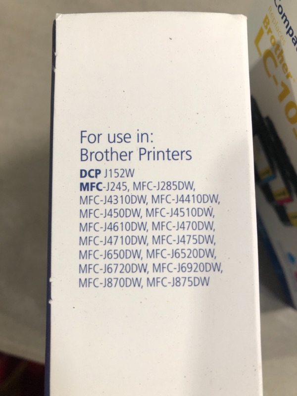 Photo 2 of Remanufactured Cyan/Magenta/Yellow 3-Pack High Yield Ink Cartridges - Compatible with Brother LC 103XL - Dataproducts