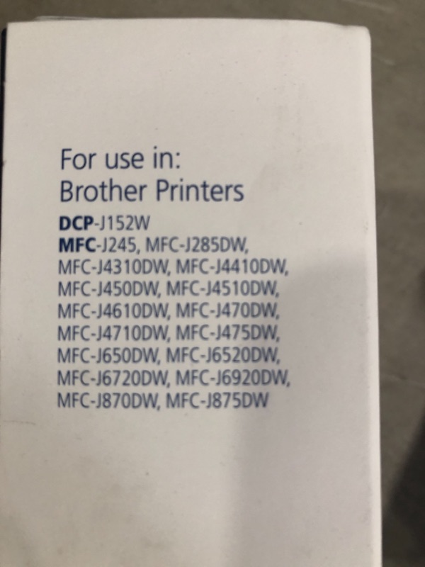 Photo 1 of Remanufactured Black High Yield Single Ink Cartridge - Compatible with Brother LC 103XL Ink Series - Dataproducts