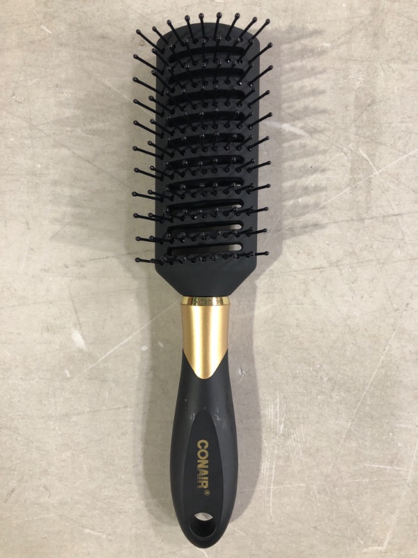 Photo 1 of Conair Velvet Touch Vent Brush - Black/Gold