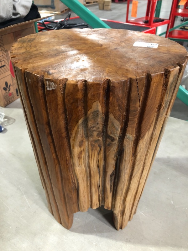 Photo 1 of Contemporary Live End Table Carved Stump