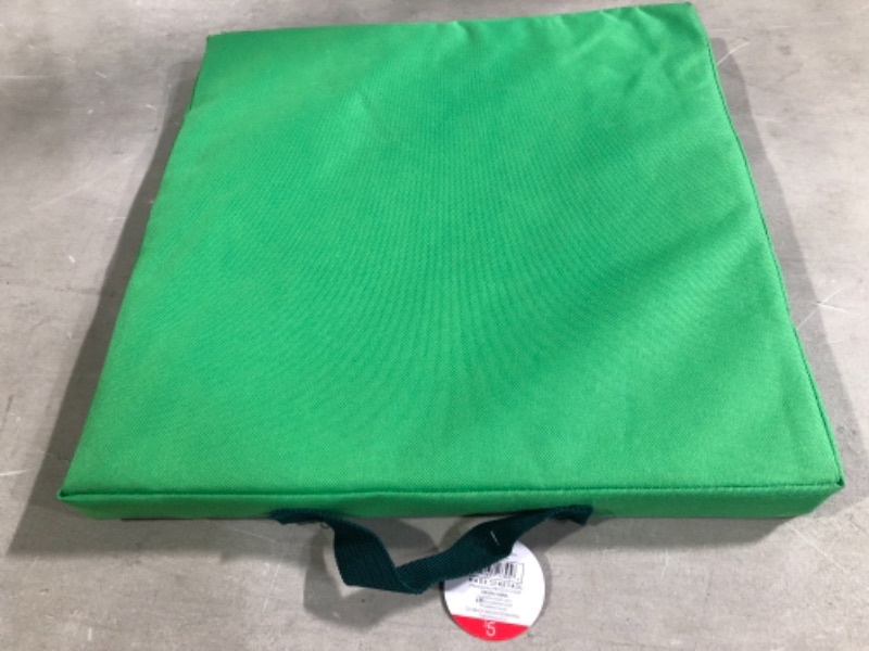 Photo 1 of Green Seat Cushion - 14" x 14" x 1" thick