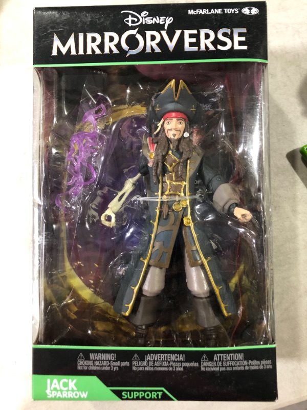 Photo 2 of Disney Mirrorverse Captain Jack Sparrow 7" Action Figure with Accessories