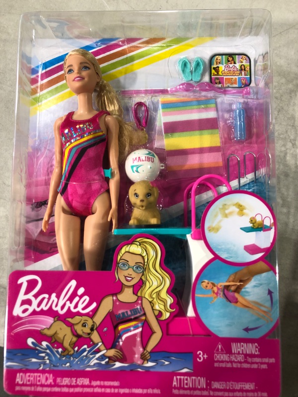 Photo 2 of Barbie Dreamhouse Adventures Swim &#39;n Dive Doll