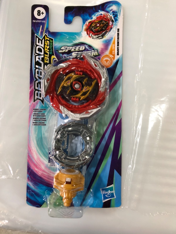 Photo 2 of Beyblade Burst Surge Speedstorm Brave Roktavor R6 Single Pack