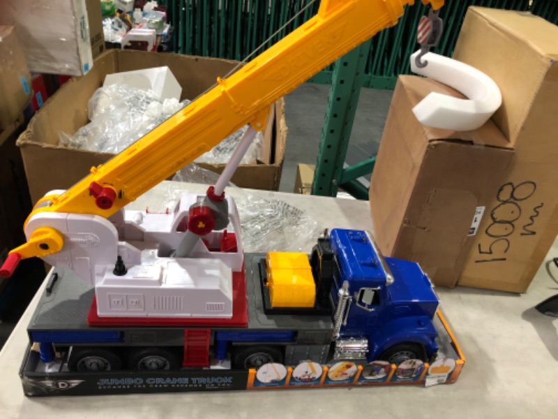 Photo 2 of DRIVEN Large Toy Truck with Movable Parts Jumbo Crane Truck