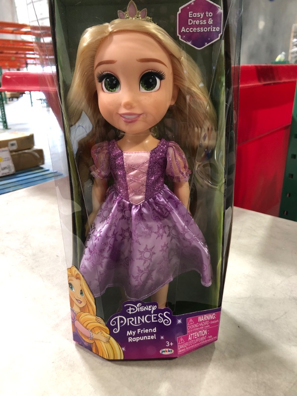 Photo 2 of Disney Princess My Friend Rapunzel Doll 14" Tall Includes Removable Outfit and Tiara