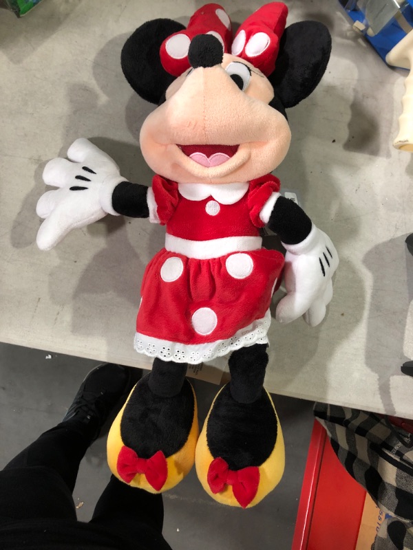 Photo 2 of Disney Mickey Mouse & Friends Minnie Mouse Medium 18'' Plush - Red