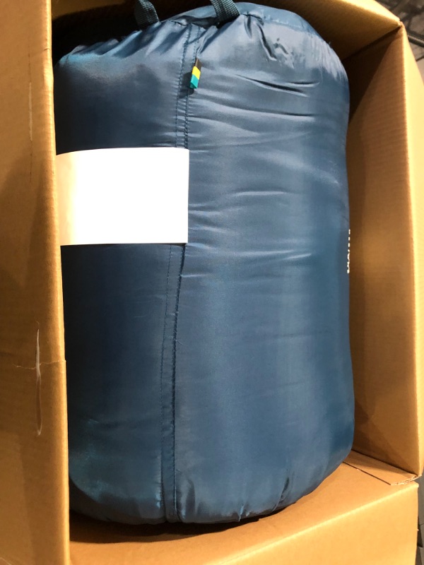 Photo 2 of Sierra Designs Jamestown 30 Degree Fahrenheit Double Wide Sleeping Bag - Blue