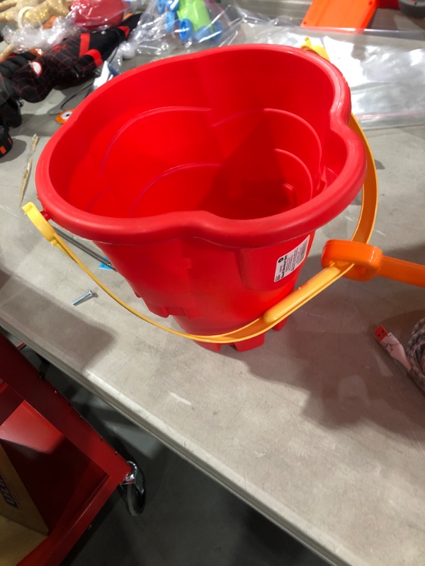 Photo 2 of 2pc Bucket  Shovel - Sun Squad red