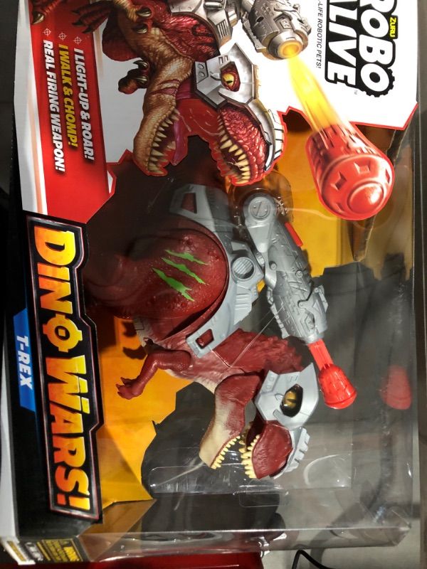 Photo 2 of Robo Alive Dino Wars T-Rex Toy by Zuru
-Rex