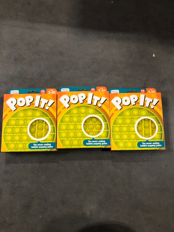 Photo 2 of 3 sets Chuckle  Roar Pop It! The Original Take Anywhere Bubble Popping Fidget and Sensory Game