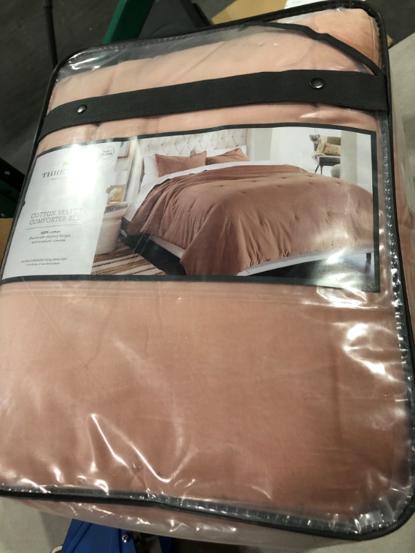 Photo 2 of Cotton Velvet Comforter & Sham Set - Threshold™ full/queen
