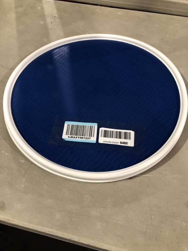 Photo 1 of Copco 18-inch Organizer Turntable with Non-Skid Liner Blue