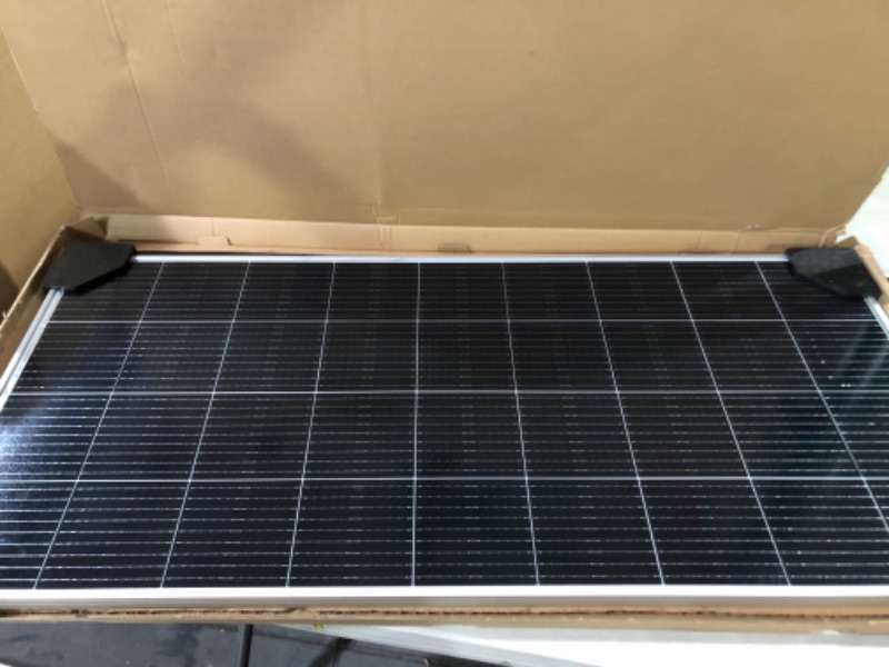 Photo 2 of BougeRV 9BB Cell 180 Watts Mono Solar Panel,20.5% High Efficiency Module Monocrystalline Technology Work with 12 Volts Charger for RV Camping Home Boat Marine Off-Grid 180W 9BB