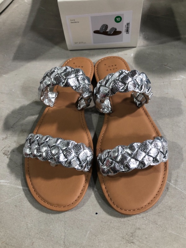 Photo 1 of Women's Lucy Braided Slide Sandals - A New Day™ size 10