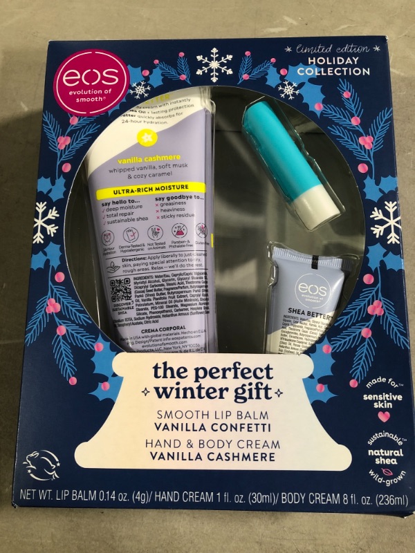 Photo 2 of eos Super Soft Shea Gift Set - Vanilla Cashmere and Vanilla Confetti 