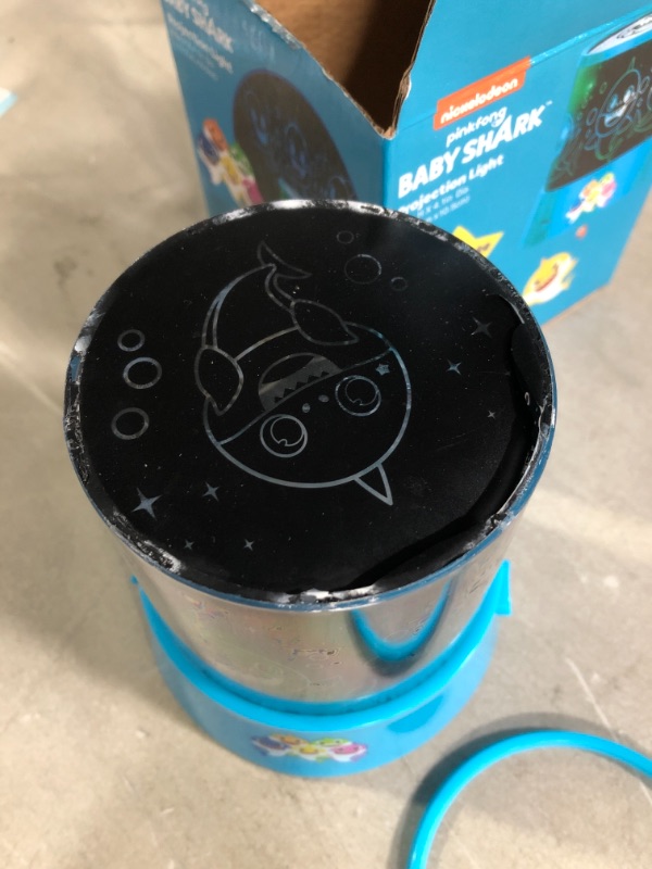 Photo 1 of Nickelodeon Baby shark Projection Light Illuminate Your Room Battery Powered