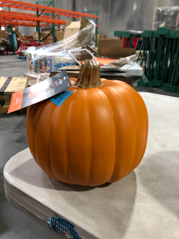 Photo 1 of carvable pumkin plastic 8inx 8in