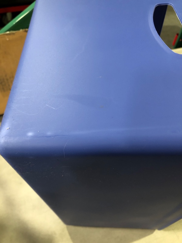 Photo 3 of [2x] Ankyo Plastic Storage Bins in Blue- roughly 15" L x 12" W x 10" D