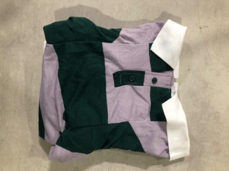 Photo 1 of Rugby Dog Shirt - Green/Purple - L - Boots & Barkley