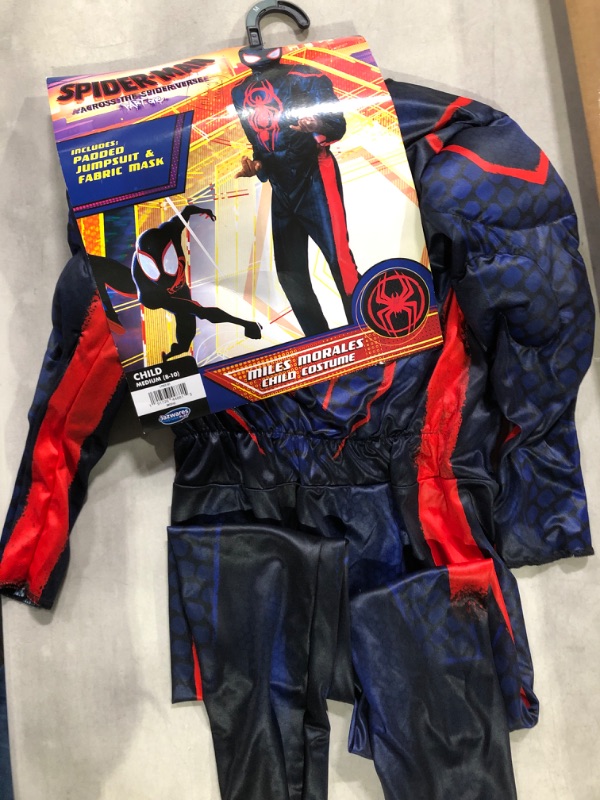 Photo 1 of Marvel Spider-man Across the Spiderverse Miles Morales Costume Child Medium 8-10