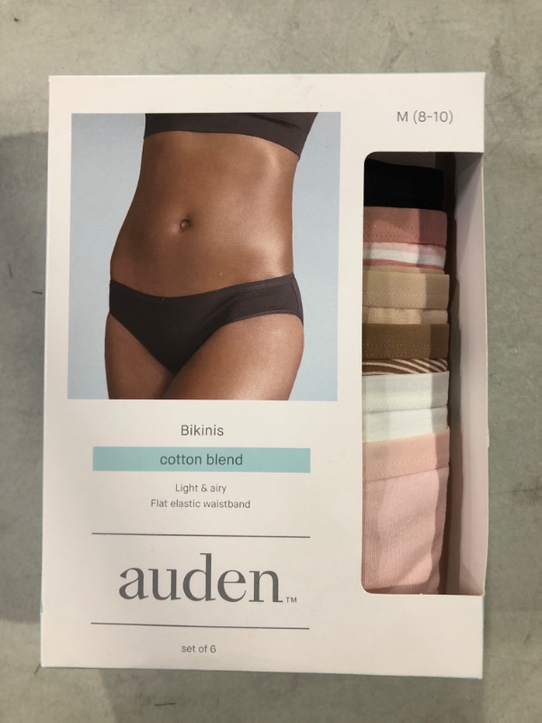 Photo 1 of Women's 6pk Bikini Underwear - Auden™ - Size M (8-10) - Asst. Colors