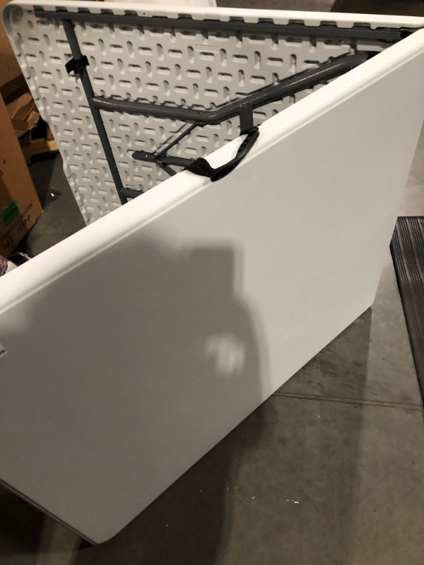 Photo 2 of 6' Folding Banquet Table Off-White - Plastic Dev Group