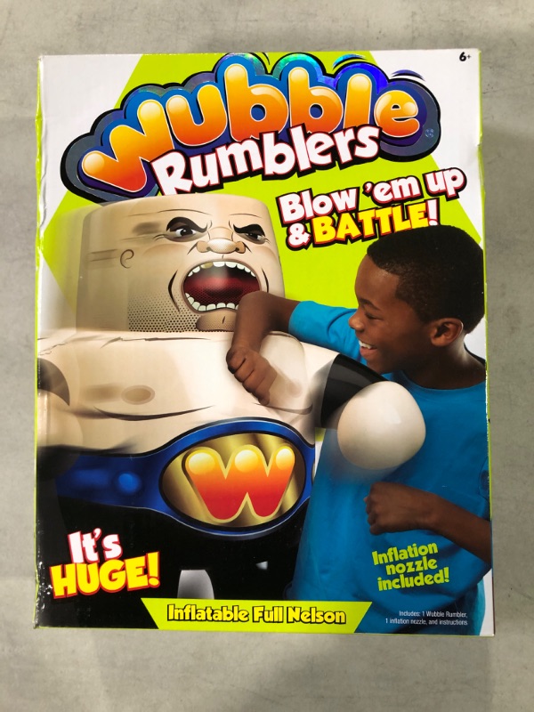 Photo 2 of Wubble Rumblers Inflatable Wrestler - Nelson - Ages 6+ 