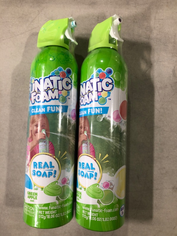 Photo 2 of [2pc] Funatic Foam 550ML Can - Green